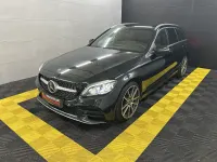 Gebraucht Mercedes C220 AMG line 195 PS (143 kW) 2018 Smaragdgruen  metalliclack Kombi