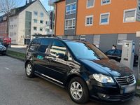 Gebraucht VW Touran 140 PS (102 kW) 2008 Schwarz Van / Kleinbus