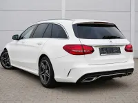 Gebraucht Mercedes C220 AMG line 194 PS (142 kW) 2019 Weiß Limousine