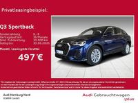 Gebraucht Audi Q3 Sportback Basis 150 PS (110 kW) 2024 Navarrablau metallic SUV