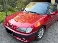 Gebraucht Peugeot 306 Cabriolet Platinum 100 PS (73 kW) 1995 Rot Cabrio