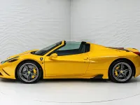 Gebraucht Ferrari 458 605 PS (444 kW) 2015 Gelb Cabrio