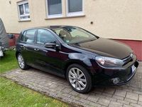 Gebraucht VW Golf VI Highline 122 PS (89 kW) 2010 Schwarz Kleinwagen