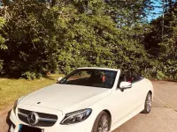 Gebraucht Mercedes C300 AMG line 245 PS (180 kW) 2017 Weiß Cabrio