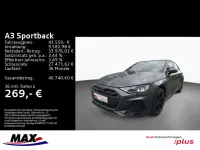 Usata Audi A3 Sportback e-tron S-Line 204 CV (150 kW) 2025 Grigio Utilitaria