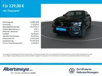 Gebraucht VW T-Roc Cabriolet R-line 150 PS (110 kW) 2021 Schwarz Cabrio