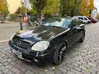 Gebraucht Mercedes SLK320 218 PS (160 kW) 2000 Schwarz Cabrio
