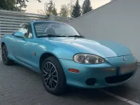 Gebraucht Mazda MX5 110 PS (80 kW) 2001 Blau Cabrio