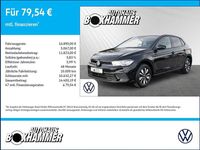 Gebraucht VW Polo Move 95 PS (69 kW) 2023 Schwarz Limousine