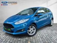 Gebraucht Ford Fiesta Celebration 101 PS (74 kW) 2016 Arubablau metallic Kleinwagen