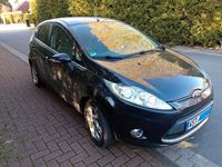 Gebraucht Ford Fiesta Titanium 82 PS (60 kW) 2011 Schwarz Kleinwagen