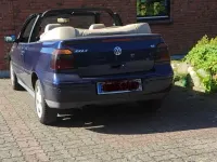 Gebraucht VW Golf Highline 101 PS (74 kW) 2000 Blau Cabrio