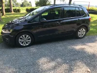 Gebraucht VW Golf Sportsvan 110 PS (80 kW) 2014 Schwarz Van / Kleinbus