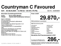Gebraucht Mini Countryman Favoured 170 PS (125 kW) 2024 Weiß SUV