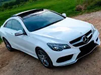 Usado Mercedes E200 AMG 184 CV (135 kW) 2016 Blanco Coupe