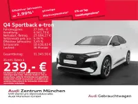 Gebraucht Audi Q4 e-tron S-Line 125 kW (170 PS) 2023 Gletscherweiß metallic SUV