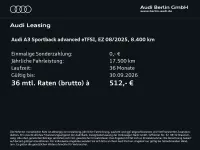 Gebraucht Audi A3 Advanced Plus 204 PS (150 kW) 2025 Navarrablau metallic Limousine
