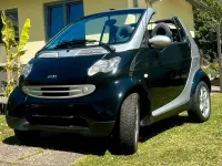 Usata Smart ForTwo Cabrio 40 CV (29 kW) 2002 Nero Cabrio