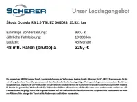 Gebraucht Skoda Octavia RS 245 PS (180 kW) 2024 Brillantsilber metallic (metallic) Limousine