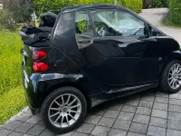 Brugt Smart ForTwo Cabrio Passion 71 HK (52 kW) 2012 Sort Cabriolet