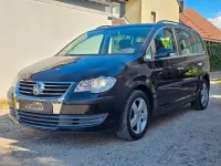 Gebraucht VW Touran Conceptline 140 PS (102 kW) 2009 Schwarz Van / Kleinbus