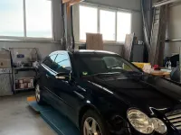Gebraucht Mercedes C180 143 PS (105 kW) 2007 Blau Coupé