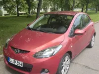 Gebraucht Mazda 2 68 PS (50 kW) 2008 Rot Kleinwagen