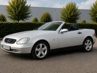 Gebraucht Mercedes SLK230 193 PS (141 kW) 1998 Silber Cabrio
