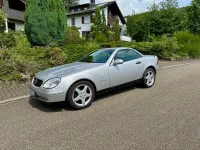 Gebraucht Mercedes SLK230 193 PS (141 kW) 1996 Silber Cabrio