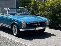 Gebraucht Mercedes 230 150 PS (110 kW) 1966 Blau Cabrio