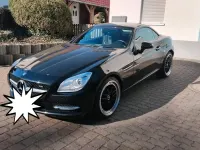Second-hand Mercedes SLK200 185 CP (136 kW) 2013 Negru Cabrio