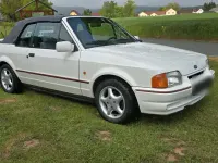 Gebraucht Ford Escort Cabriolet 102 PS (75 kW) 1991 Weiß Cabrio