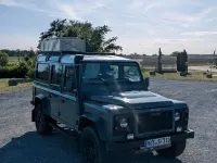 Gebraucht Land Rover Defender 122 PS (89 kW) 2009 Grün SUV