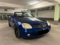 Gebraucht Mercedes SLK200 163 PS (119 kW) 2003 Blau Cabrio