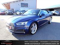 Gebraucht Audi A5 Cabriolet S-Line 252 PS (185 kW) 2017 Blau Cabrio