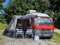 Gebraucht Mercedes T1 68 PS (50 kW) 1978 Rot Van