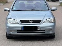 Gebraucht Opel Astra 105 PS (77 kW) 2001 Blau Kleinwagen