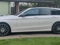 Gebraucht Mercedes C220 AMG line 194 PS (142 kW) 2019 Weiß Limousine