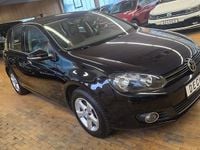 Gebraucht VW Golf VI Comfortline 122 PS (89 kW) 2010 Schwarz Kleinwagen
