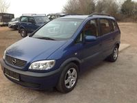 Gebraucht Opel Zafira 101 PS (74 kW) 2002 Blau metallic Van / Kleinbus