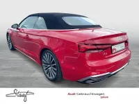 Gebraucht Audi A5 Cabriolet S-Line 265 PS (194 kW) 2022 Tangorot metallic/verdeckfarbe Cabrio