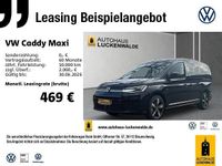 Neu VW Caddy Maxi Style 122 PS (89 kW) 2025 Schwarz Van / Kleinbus