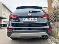 gebraucht Hyundai Santa Fe blue 2.2 CRDI 2WD Automatik Family+