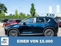 Gebraucht Mazda CX-5 Exclusive-Line 194 PS (142 kW) 2021 Blau metallic SUV