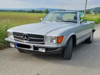 Gebraucht Mercedes SL500 231 PS (169 kW) 1985 Silber Cabrio