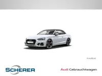 Gebraucht Audi A5 Cabriolet Ambiente 204 PS (150 kW) 2022 Gletscherweiß metallic/verdeck grau (metallic) Cabrio