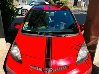 Gebraucht Toyota Aygo 68 PS (50 kW) 2009 Rot Kleinwagen