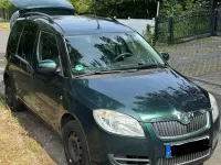 Gebraucht Skoda Roomster Plus Edition 69 PS (50 kW) 2009 Grün Van / Kleinbus