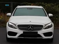 Gebraucht Mercedes C180 AMG line 156 PS (114 kW) 2018 Weiß Kombi