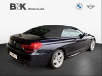 gebraucht BMW 640 Cabriolet 640 d M Sport NaviProf,HUD,RFK,HiFi,AdLED Sportpaket Bluetooth Navi LED Vo